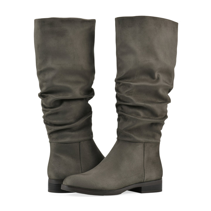 Barnes Tall Boot - Olive Fabric