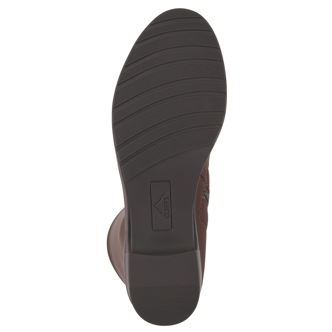 Humbert Tall Boot - Brown Fabric