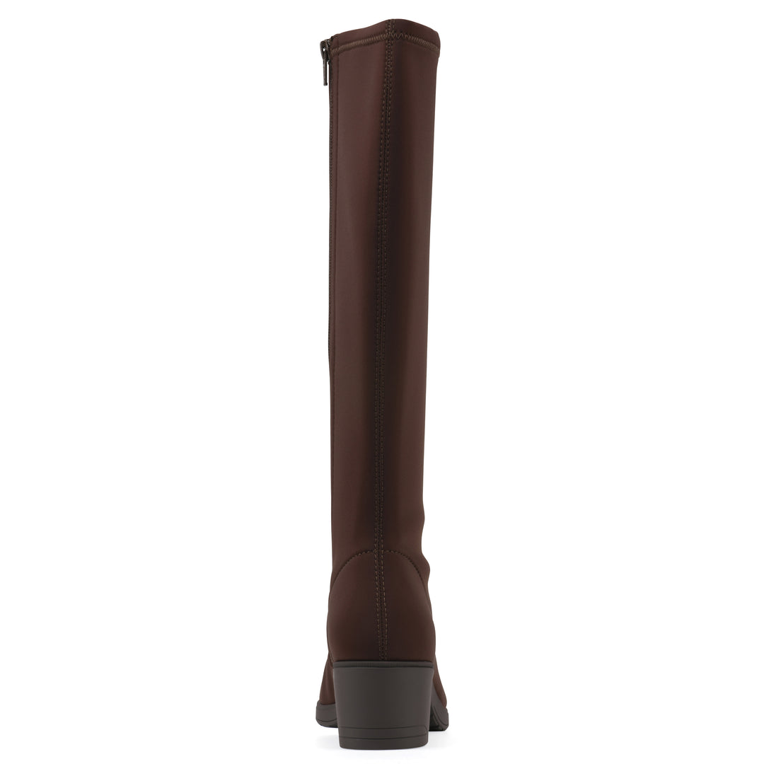 Humbert Tall Boot - Brown Fabric