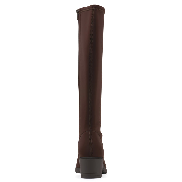 Humbert Tall Boot - Brown Fabric