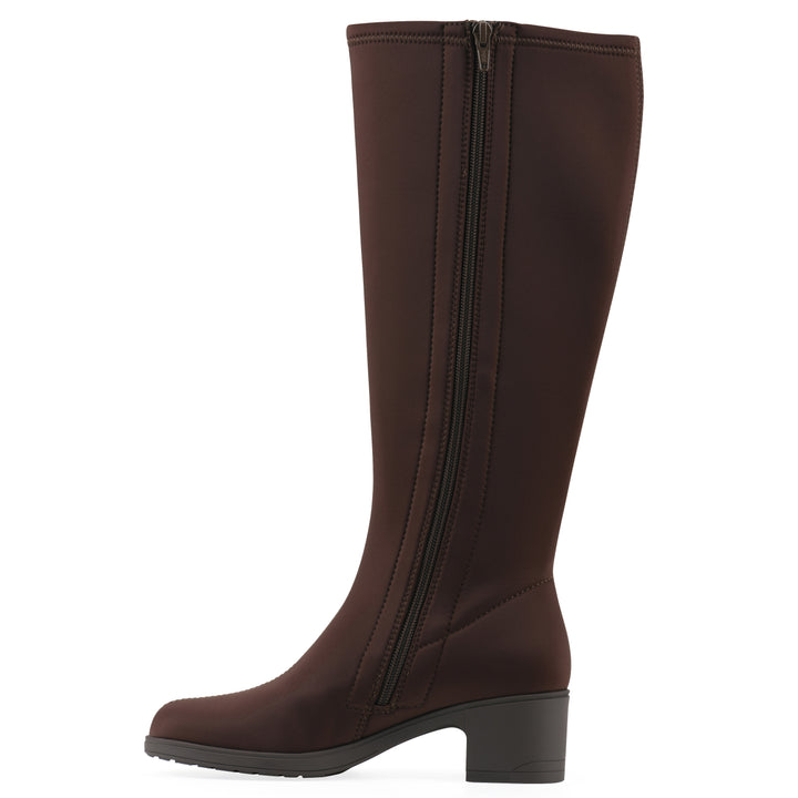 Humbert Tall Boot - Brown Fabric
