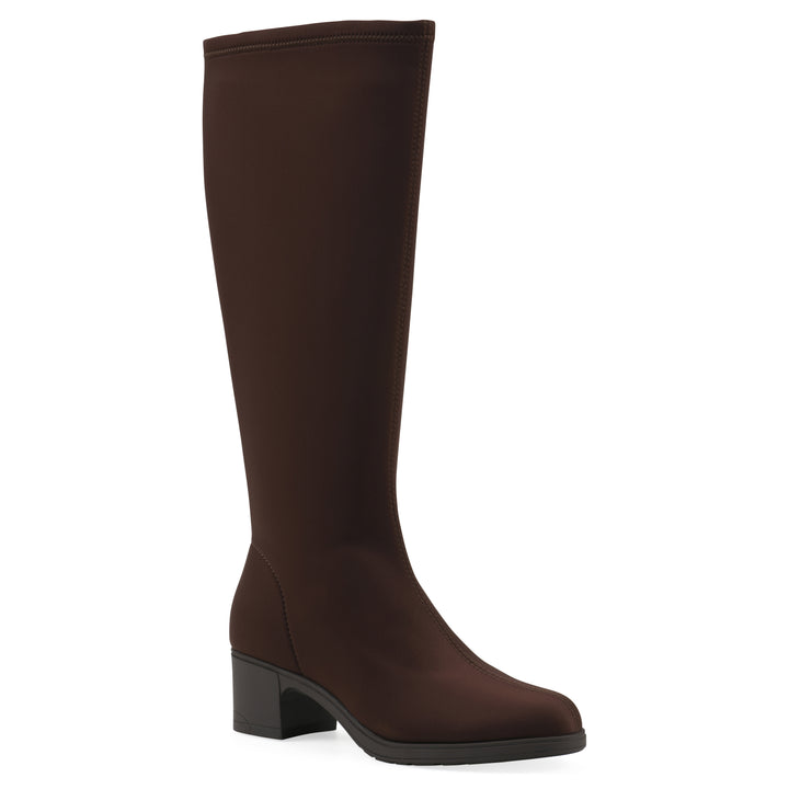 Humbert Tall Boot - Brown Fabric