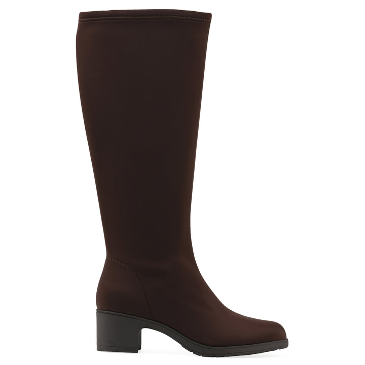 Humbert Tall Boot - Brown Fabric