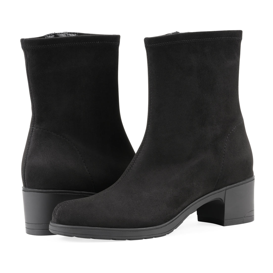 Huda Bootie - Black Fabric