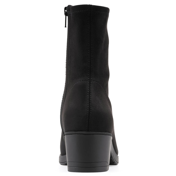 Huda Bootie - Black Fabric