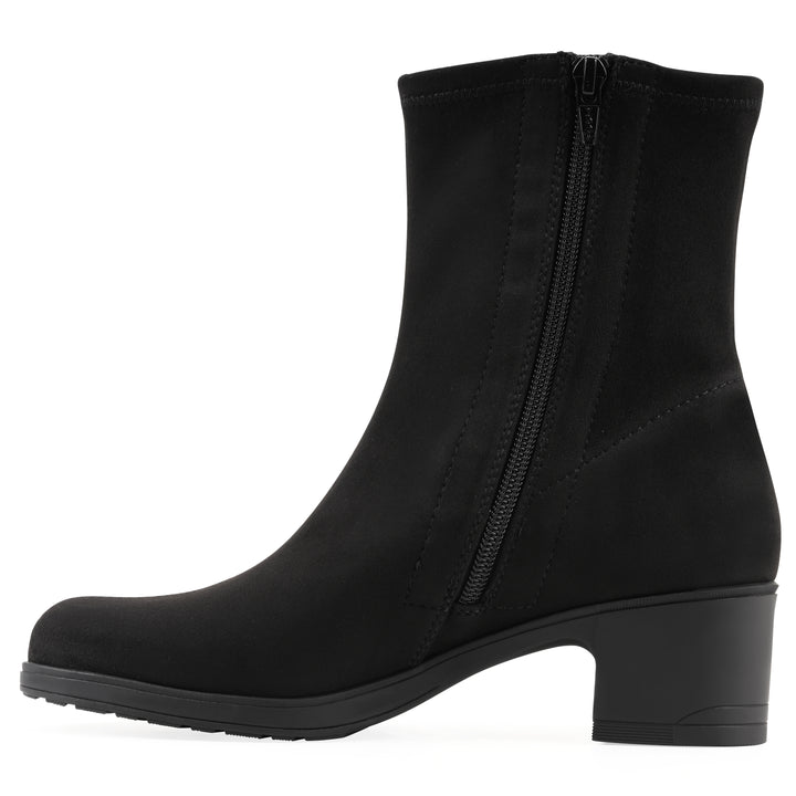 Huda Bootie - Black Fabric