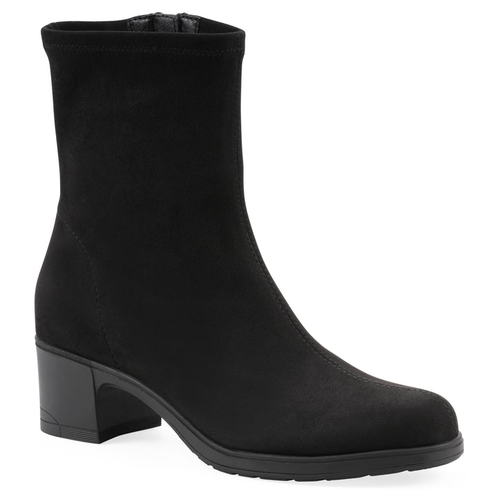 Huda Bootie - Black Fabric