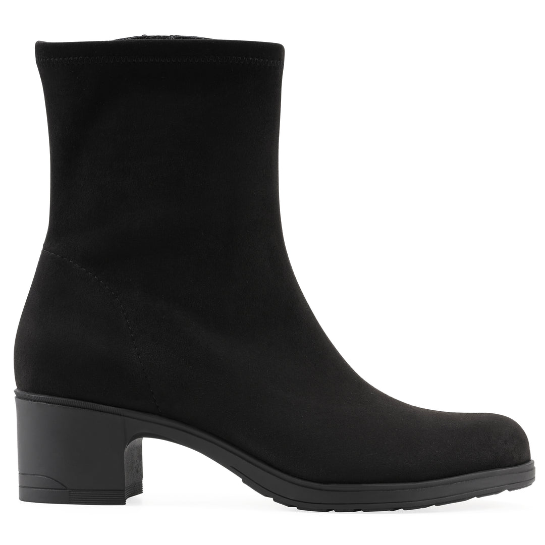 Huda Bootie - Black Fabric