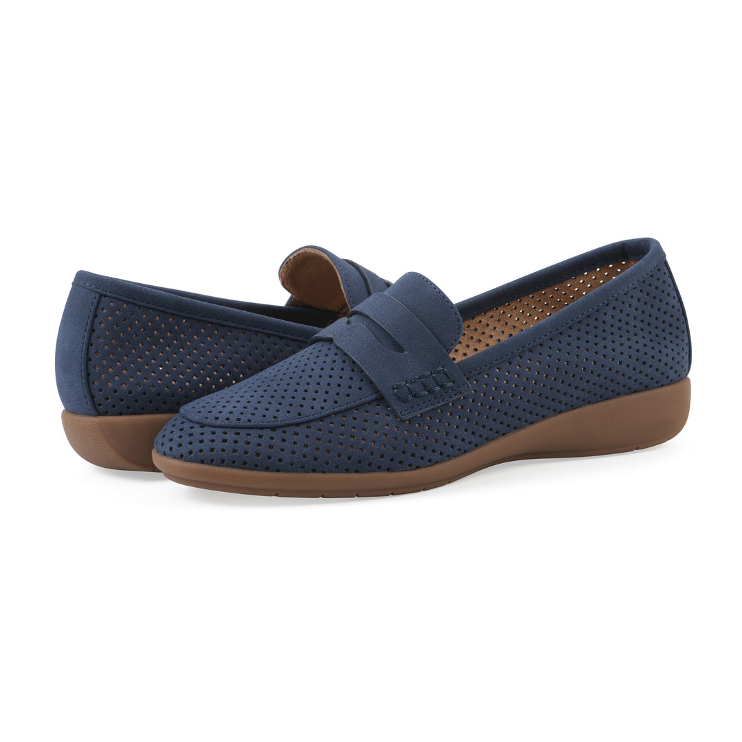 Samson Loafer - Dark Blue Fabric