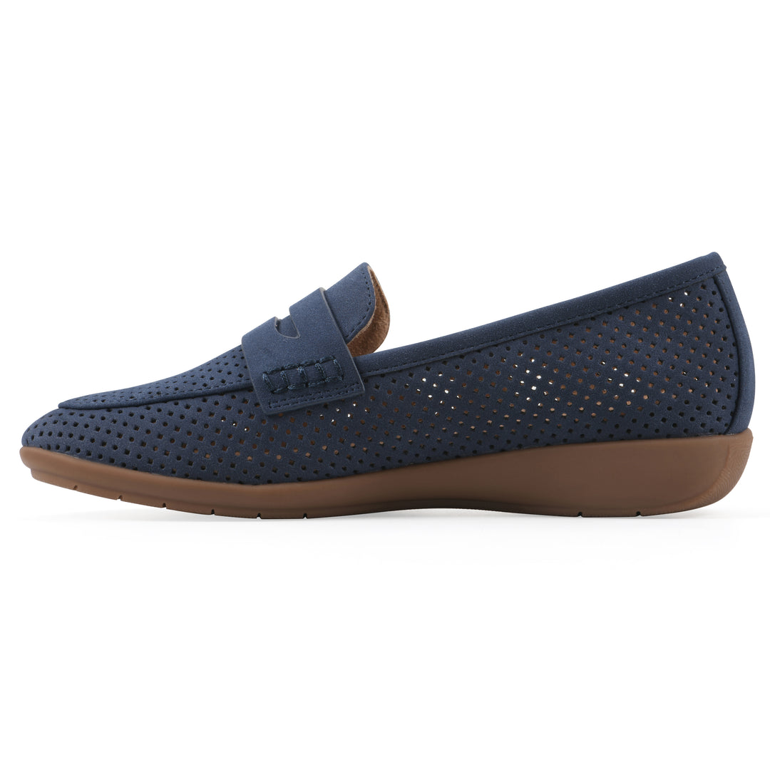 Samson Loafer - Dark Blue Fabric