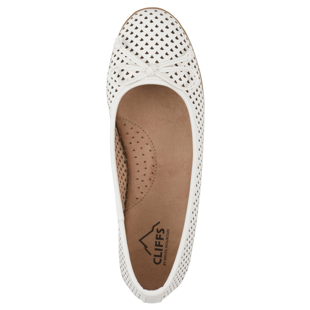Carris Ballet Flat - White