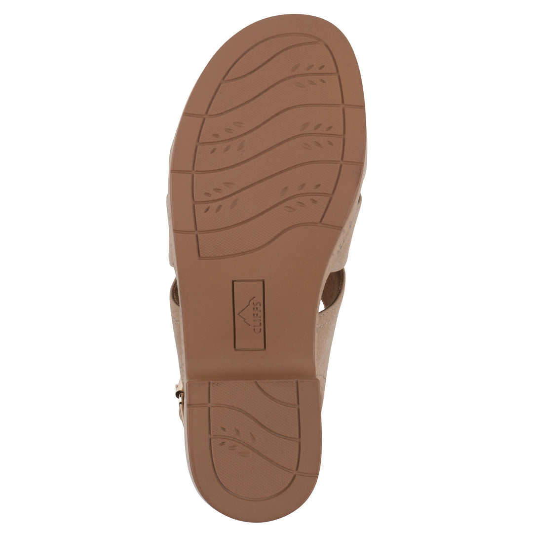 Finnlee Heeled Sandal - Mocha Faux Leather