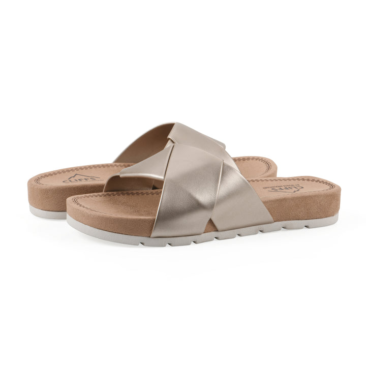 Tincie Sandal - Pale Gold Metallic