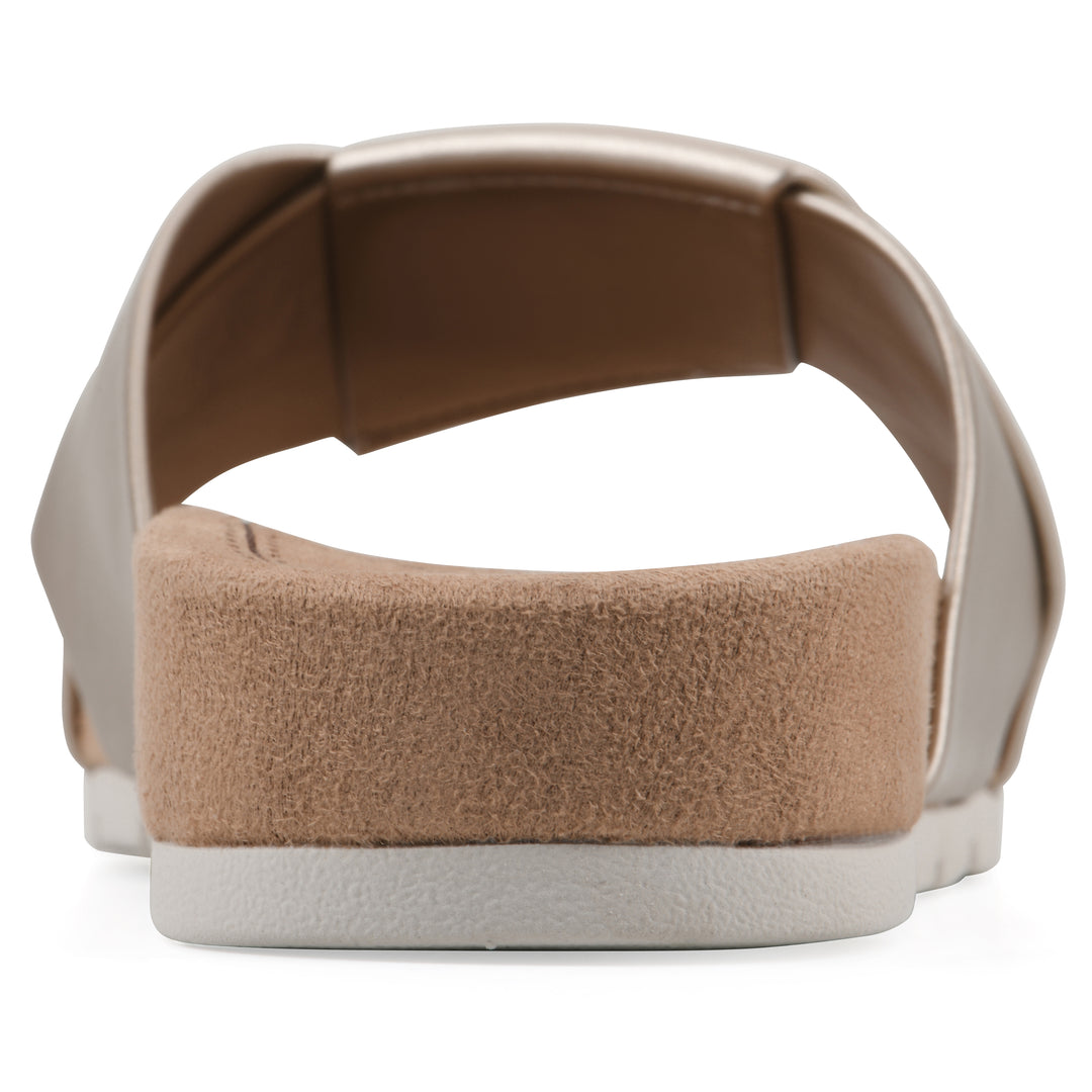 Tincie Sandal - Pale Gold Metallic