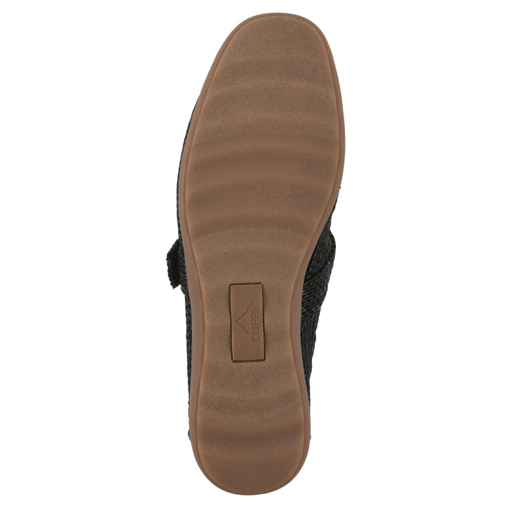 Cordette Flat - Black Fabric