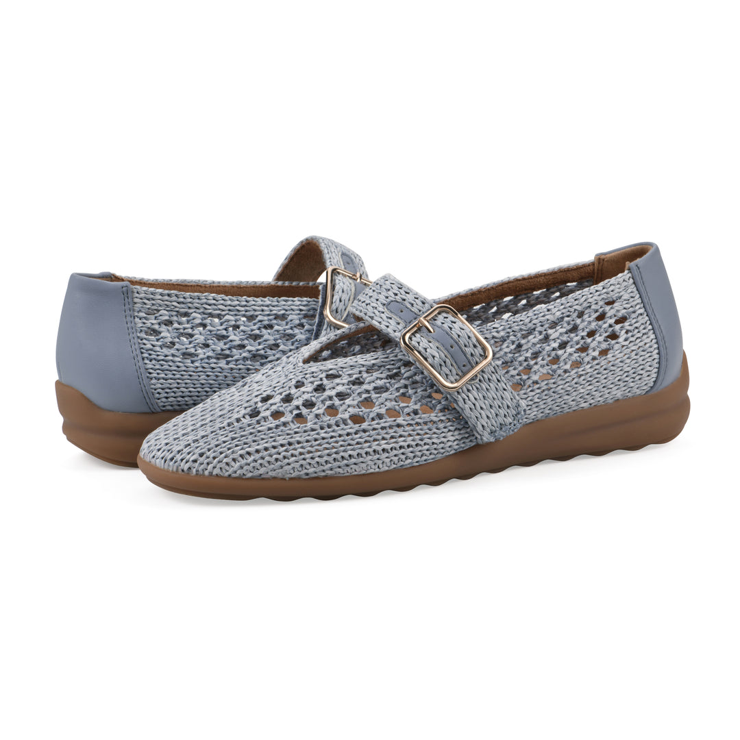 Cordette Flat - Periwinkle Fabric
