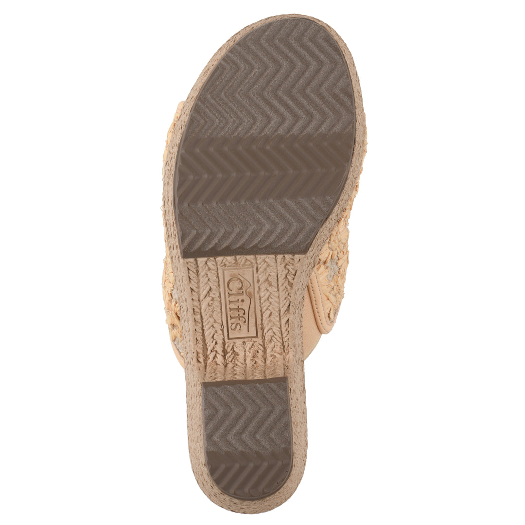 Bizzie Heeled Sandal - Mustard Fabric