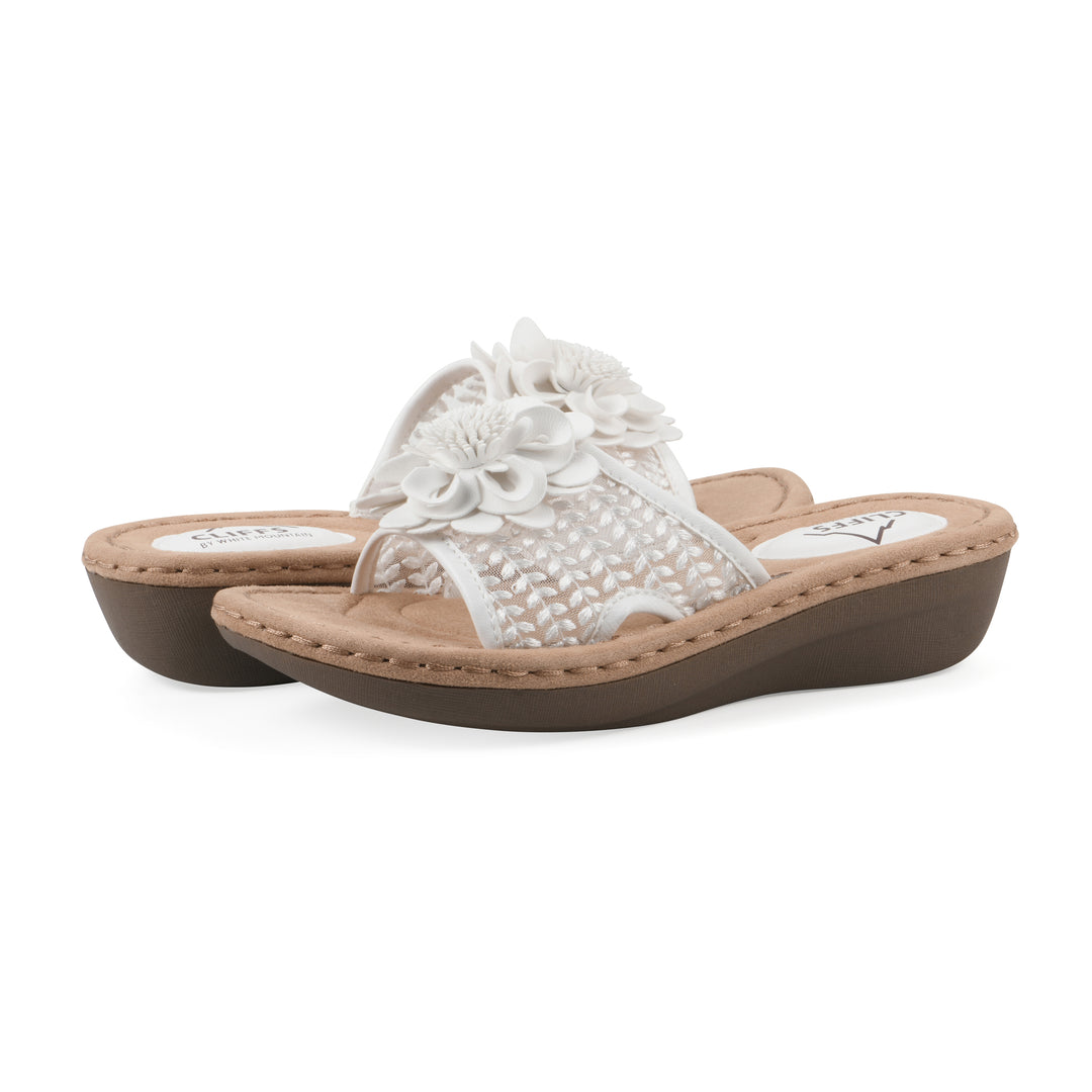 Chill 2 Sandal - White Fabric