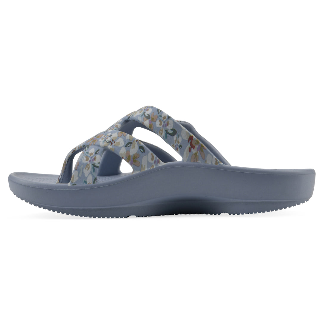 Rip Recovery Sandal - Blue Floral Print
