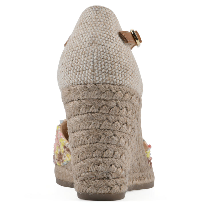 Mamba Wedge - Natural Multi Fabric