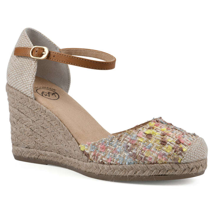 Mamba Wedge - Natural Multi Fabric