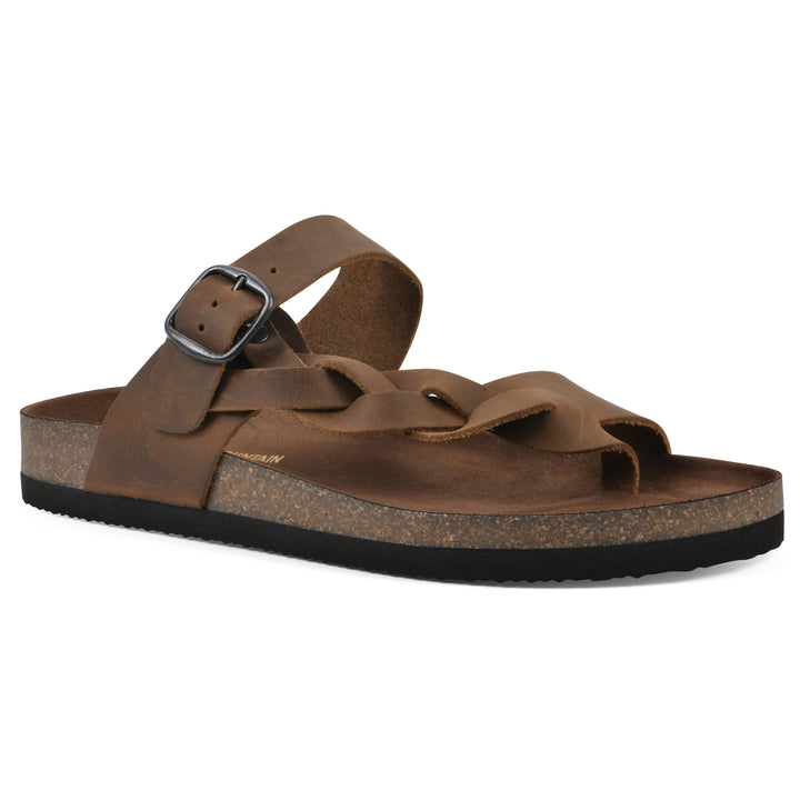 Crawford Footbeds Sandal - Whiskey Leather
