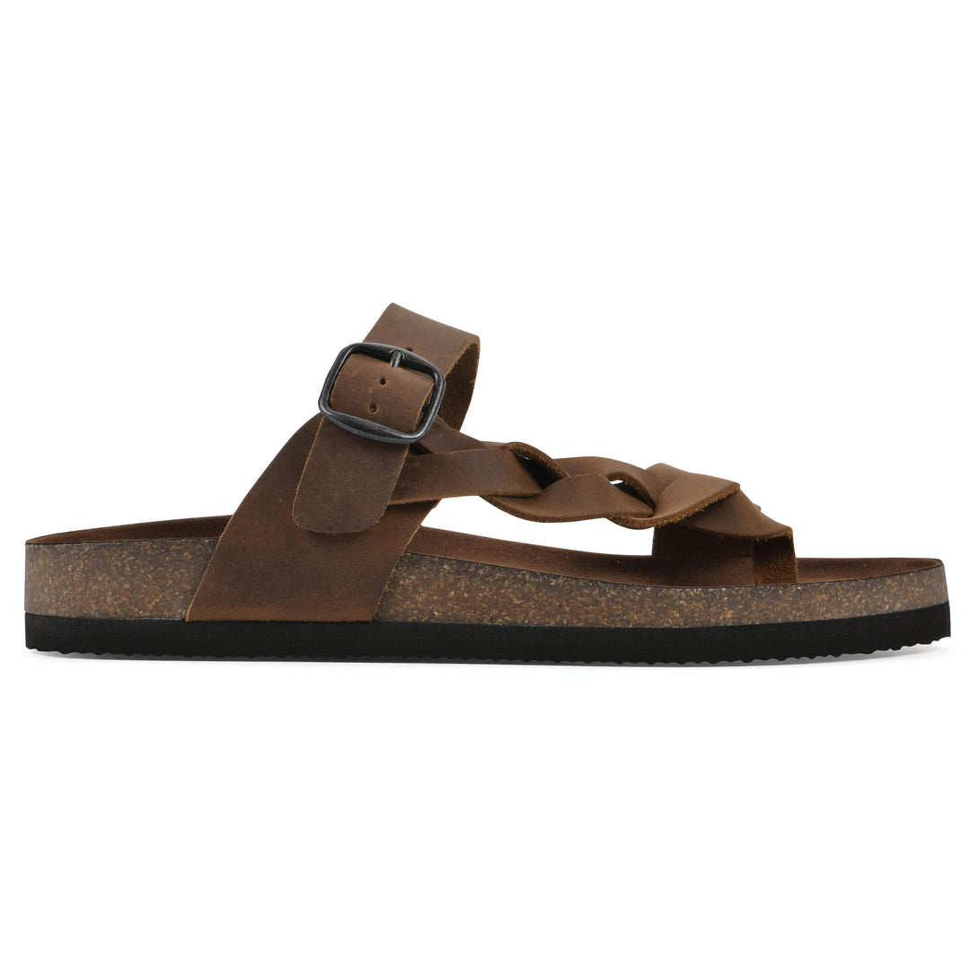 Crawford Footbeds Sandal - Whiskey Leather