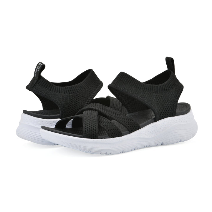 Charry Recovery Sandal - Black Fabric