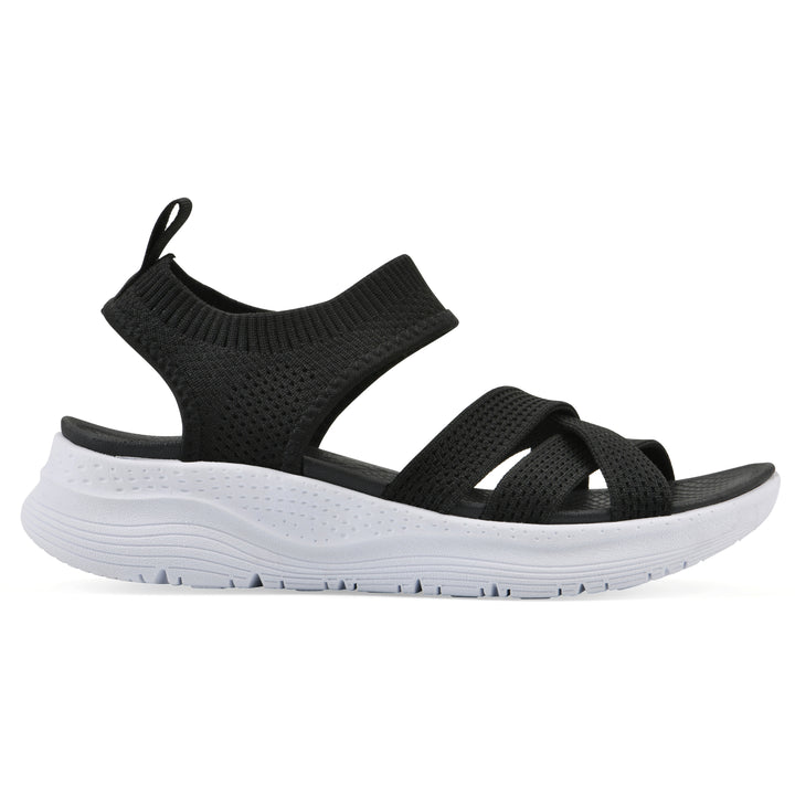 Charry Recovery Sandal - Black Fabric