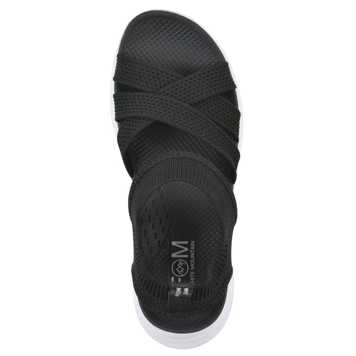 Charry Recovery Sandal - Black Fabric