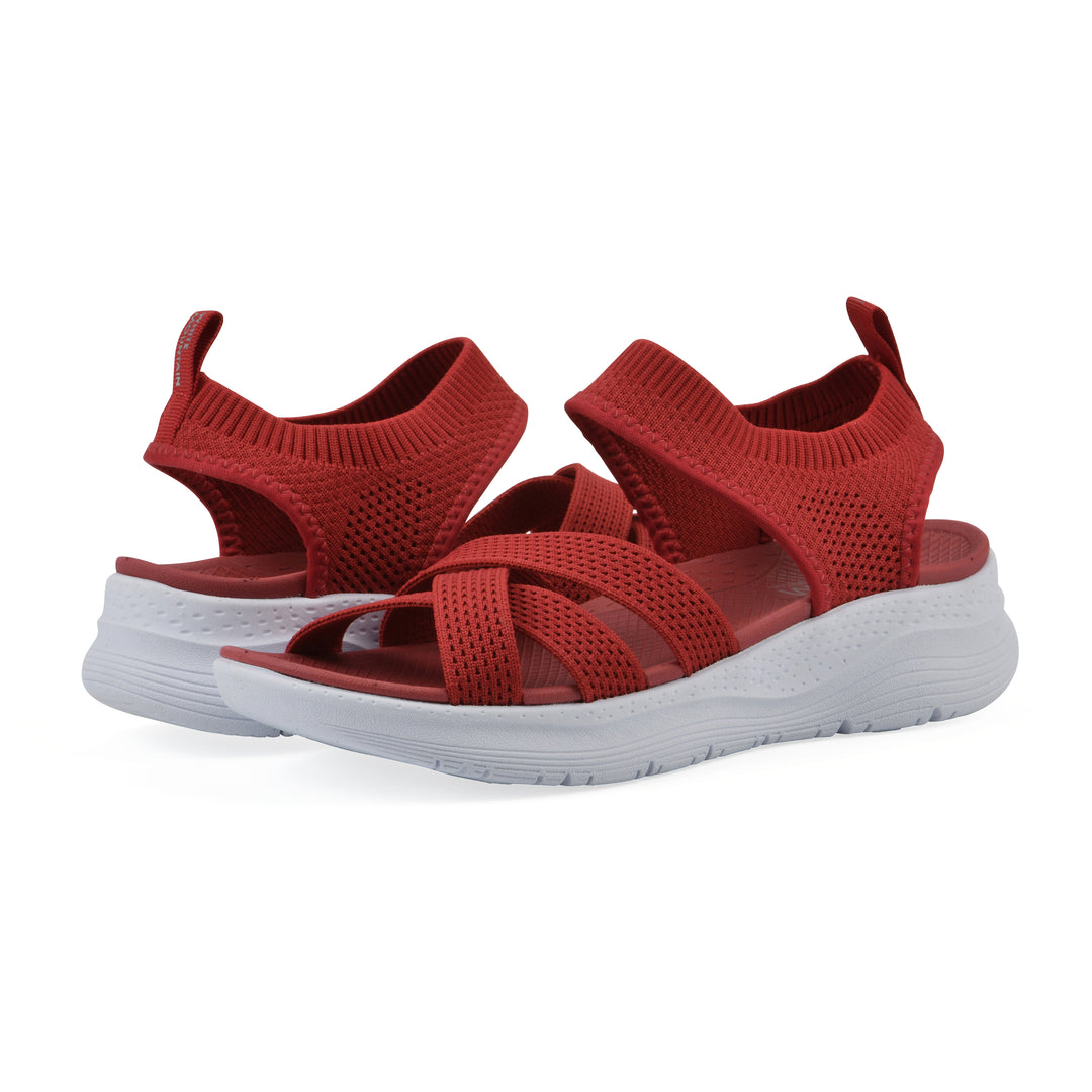 Charry Recovery Sandal - Cruella Red Fabric