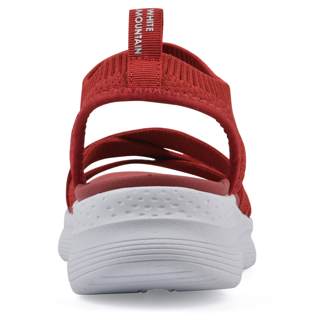 Charry Recovery Sandal - Cruella Red Fabric