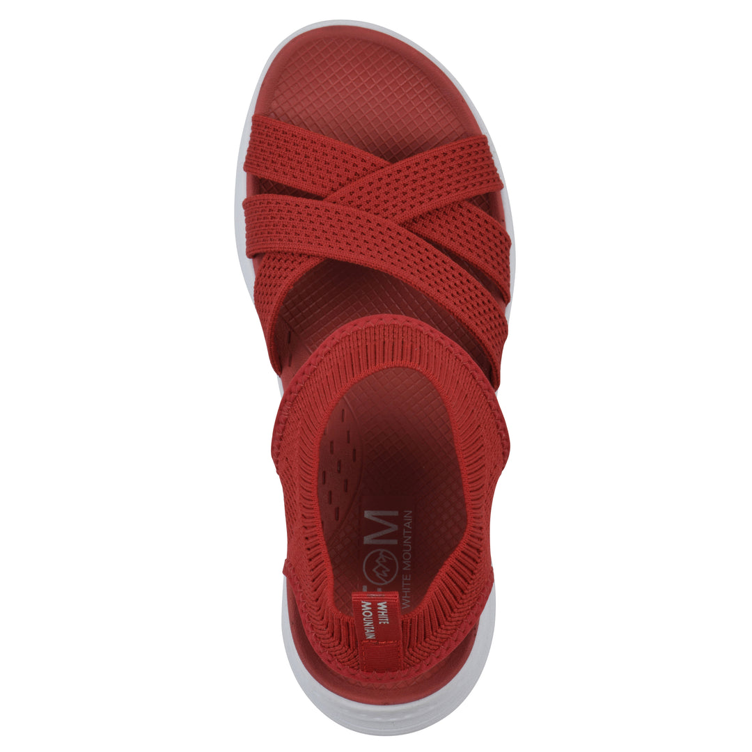 Charry Recovery Sandal - Cruella Red Fabric