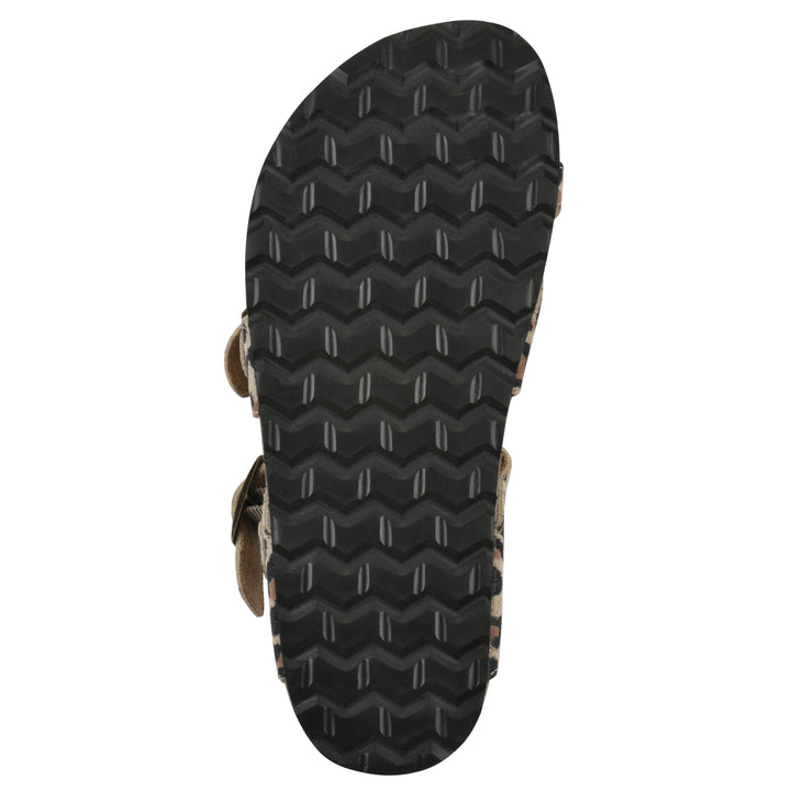 Gracie Footbeds Sandal - Natural Leopard Leather