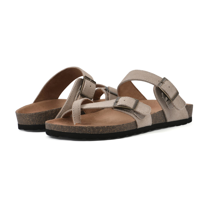Gracie Footbeds Sandal - Sandal Wood Suede