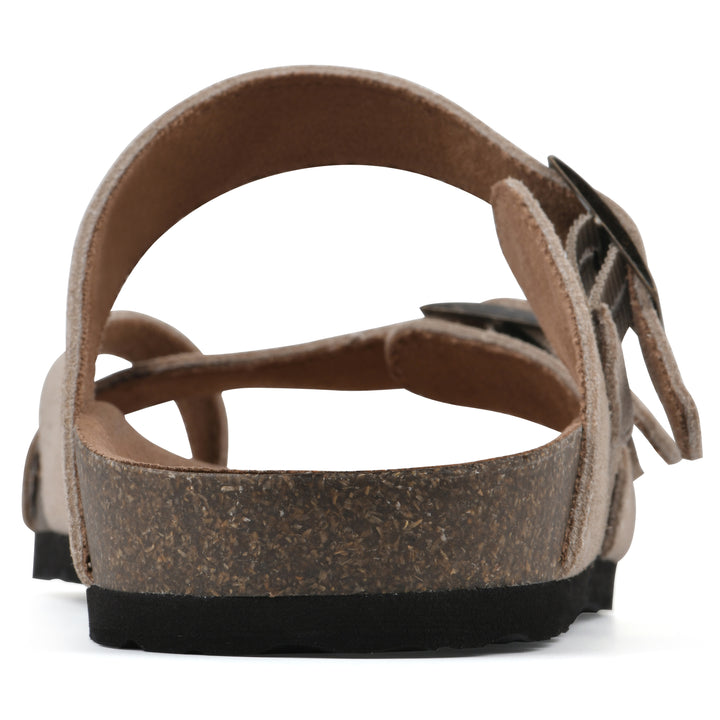 Gracie Footbeds Sandal - Sandal Wood Suede
