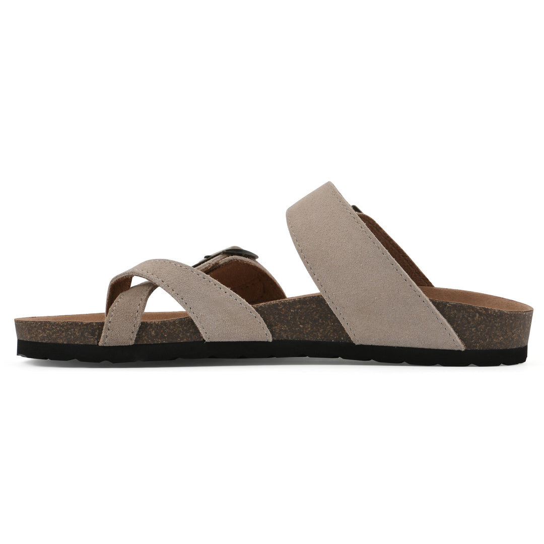 Gracie Footbeds Sandal - Sandal Wood Suede