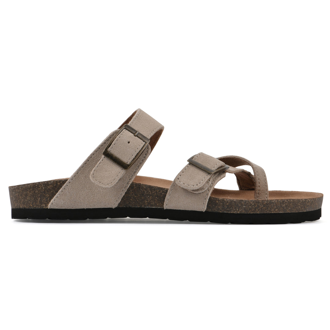 Gracie Footbeds Sandal - Sandal Wood Suede