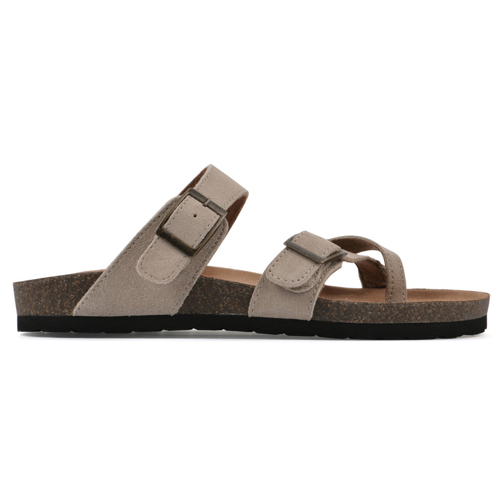 Gracie Footbeds Sandal - Sandal Wood Suede