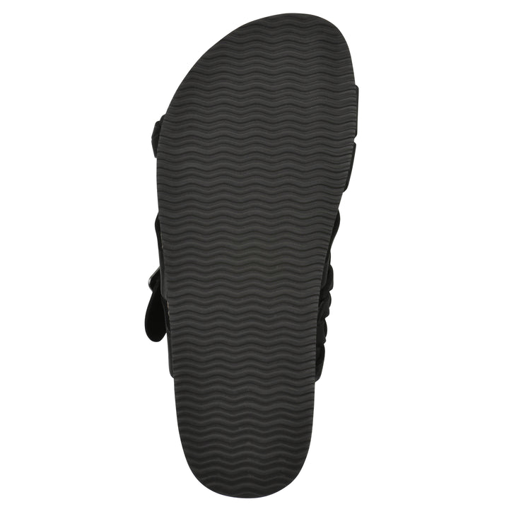 Harrington Footbeds Sandal - Black Leather