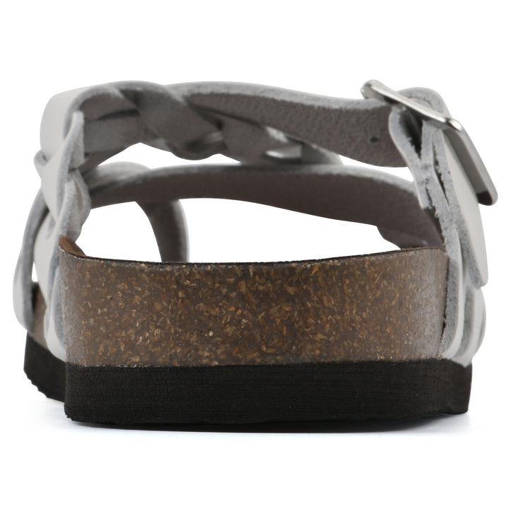 Harrington Footbeds Sandal - White Leather
