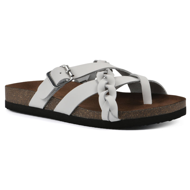 Harrington Footbeds Sandal - White Leather