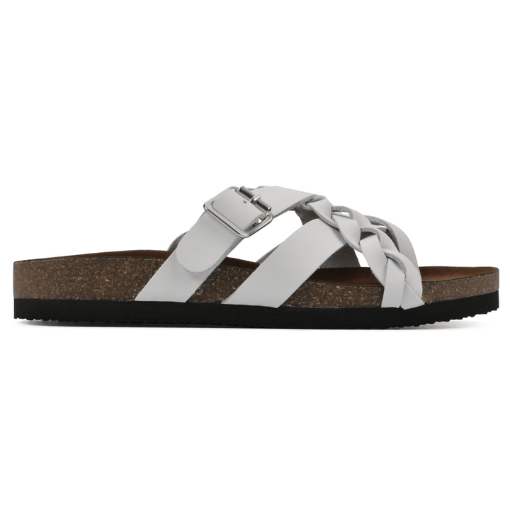Harrington Footbeds Sandal - White Leather
