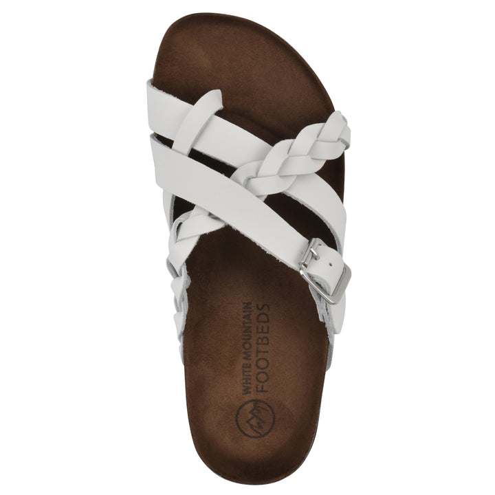 Harrington Footbeds Sandal - White Leather