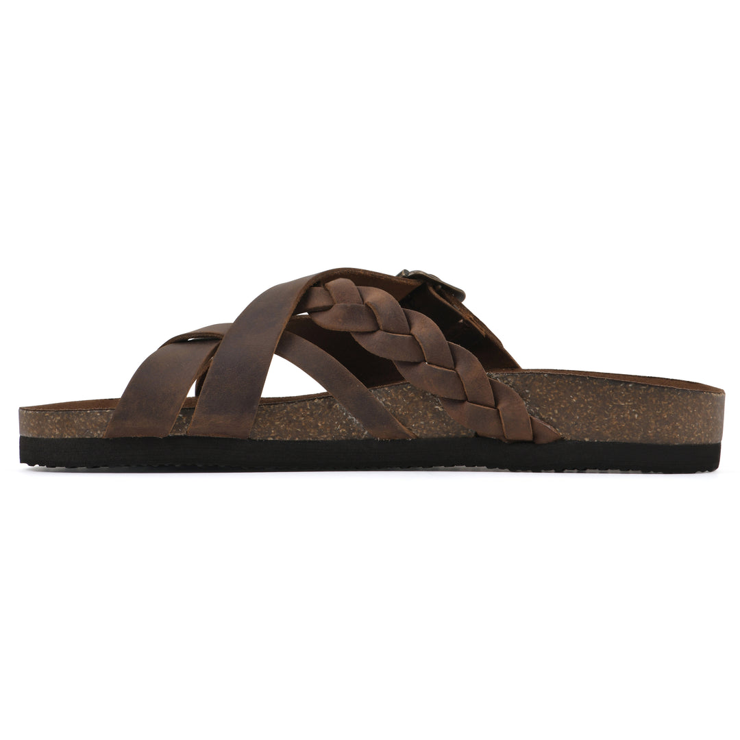 Harrington Footbeds Sandal - Brown Leather