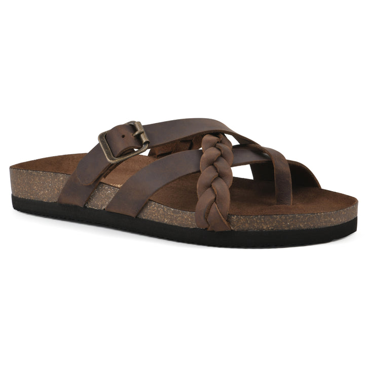 Harrington Footbeds Sandal - Brown Leather