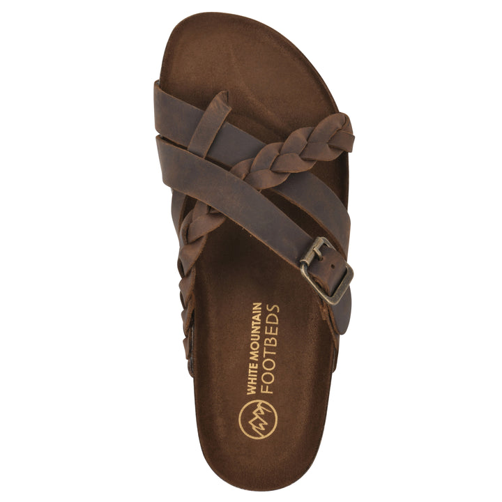 Harrington Footbeds Sandal - Brown Leather