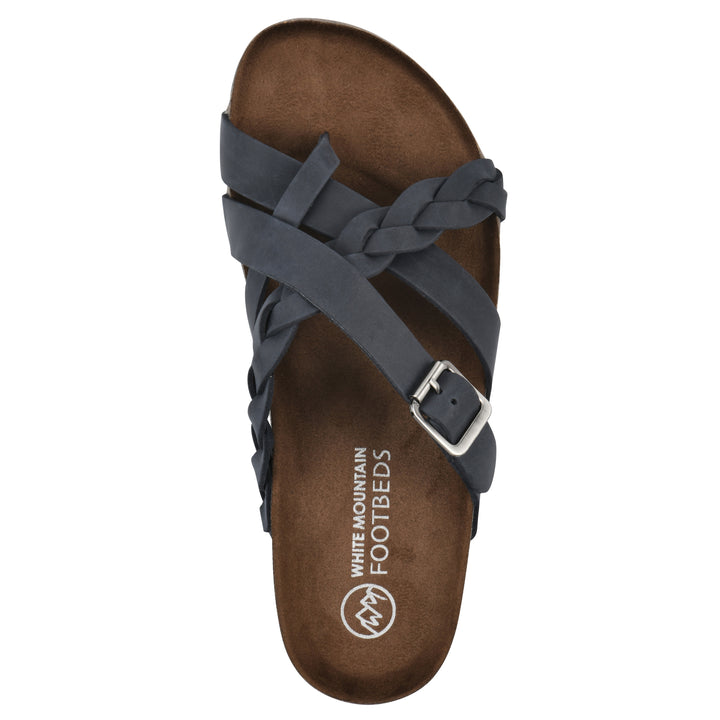 Harrington Footbeds Sandal - Navy Leather