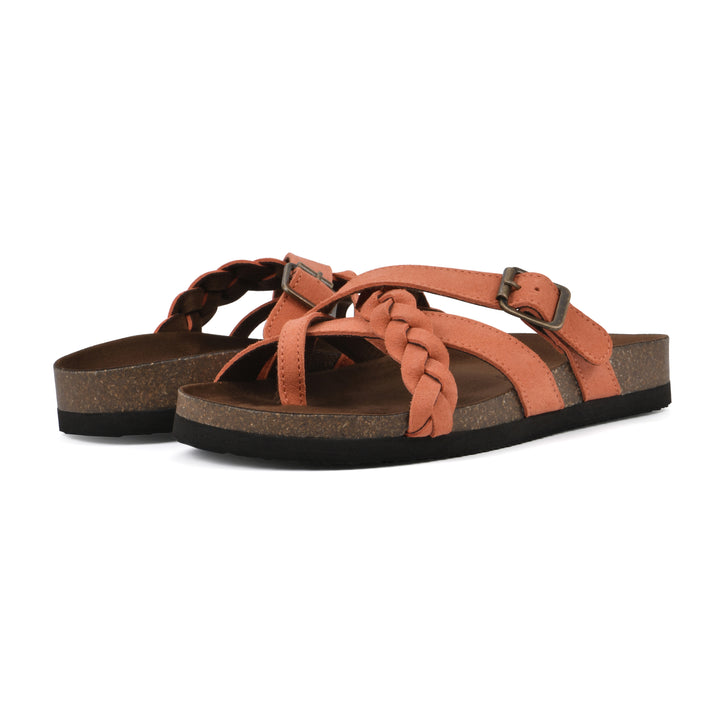 Harrington Footbeds Sandal - Aperol Spritz Suede