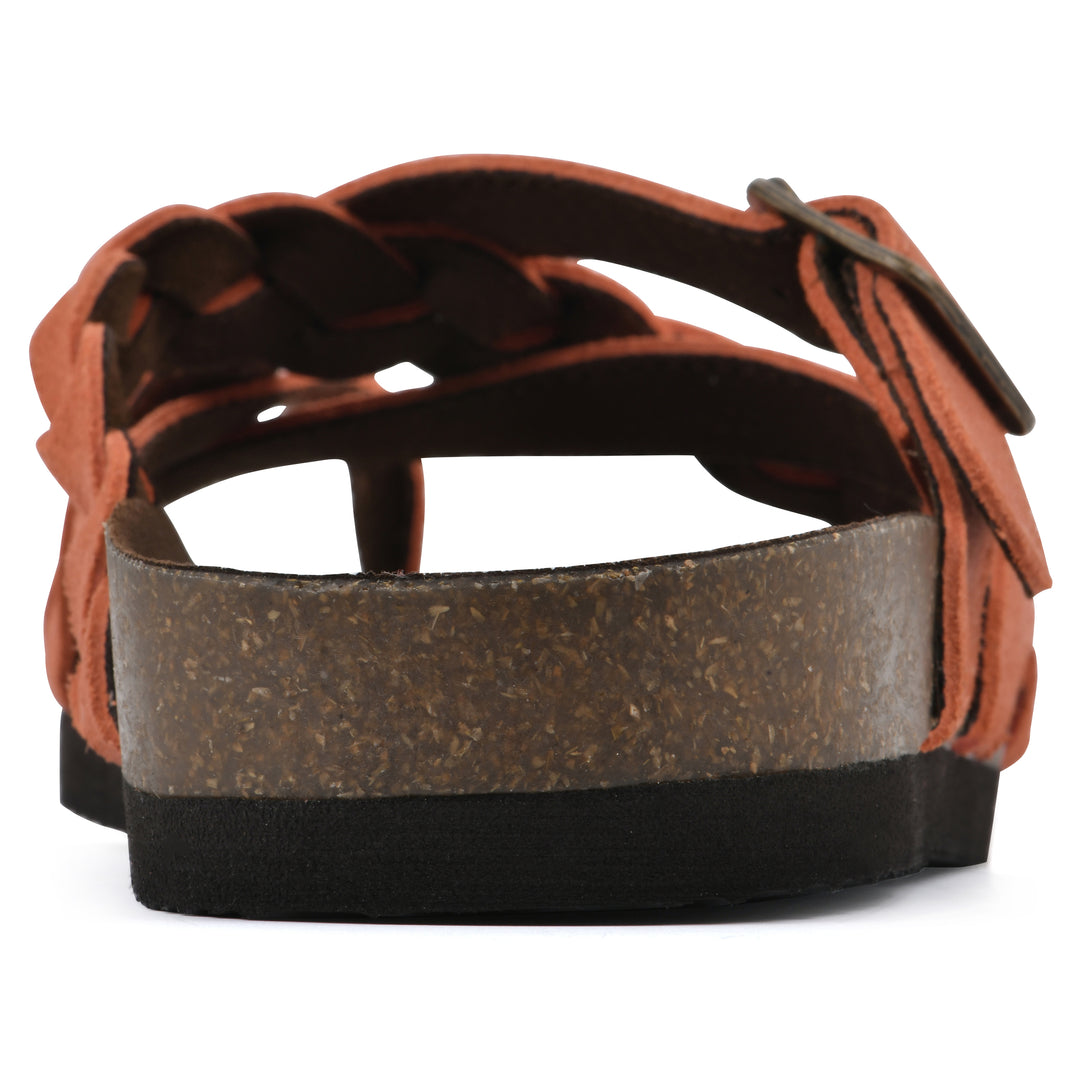 Harrington Footbeds Sandal - Aperol Spritz Suede